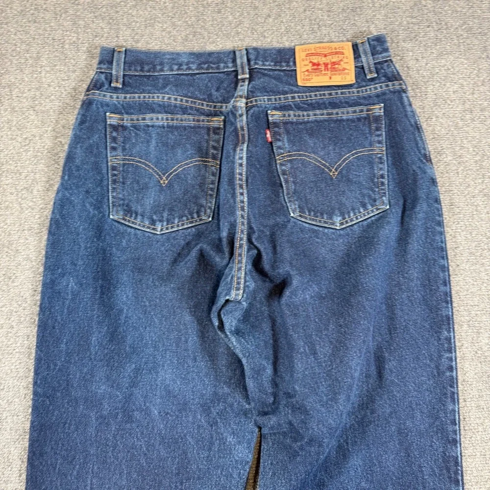 Vintage Levi's Jeans Womens‎ S (34x29) 550 Tapered Mom Relaxed 90s Medium Wash